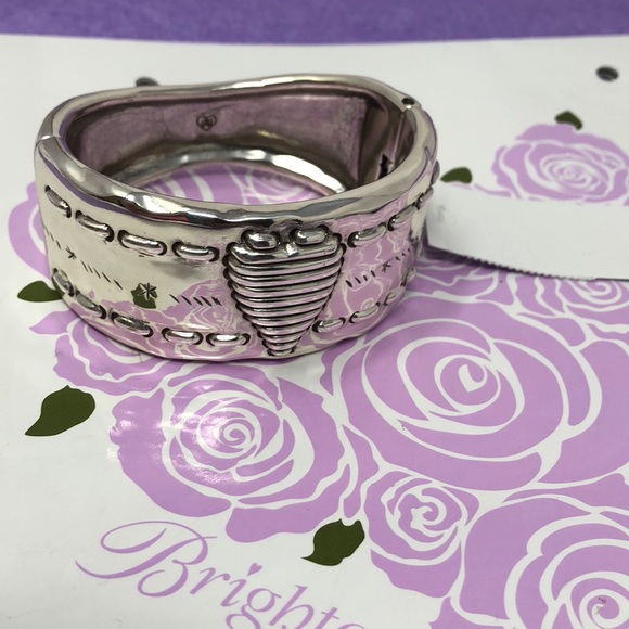Brighton heart strings bangle hinged - Picture 2 of 5
